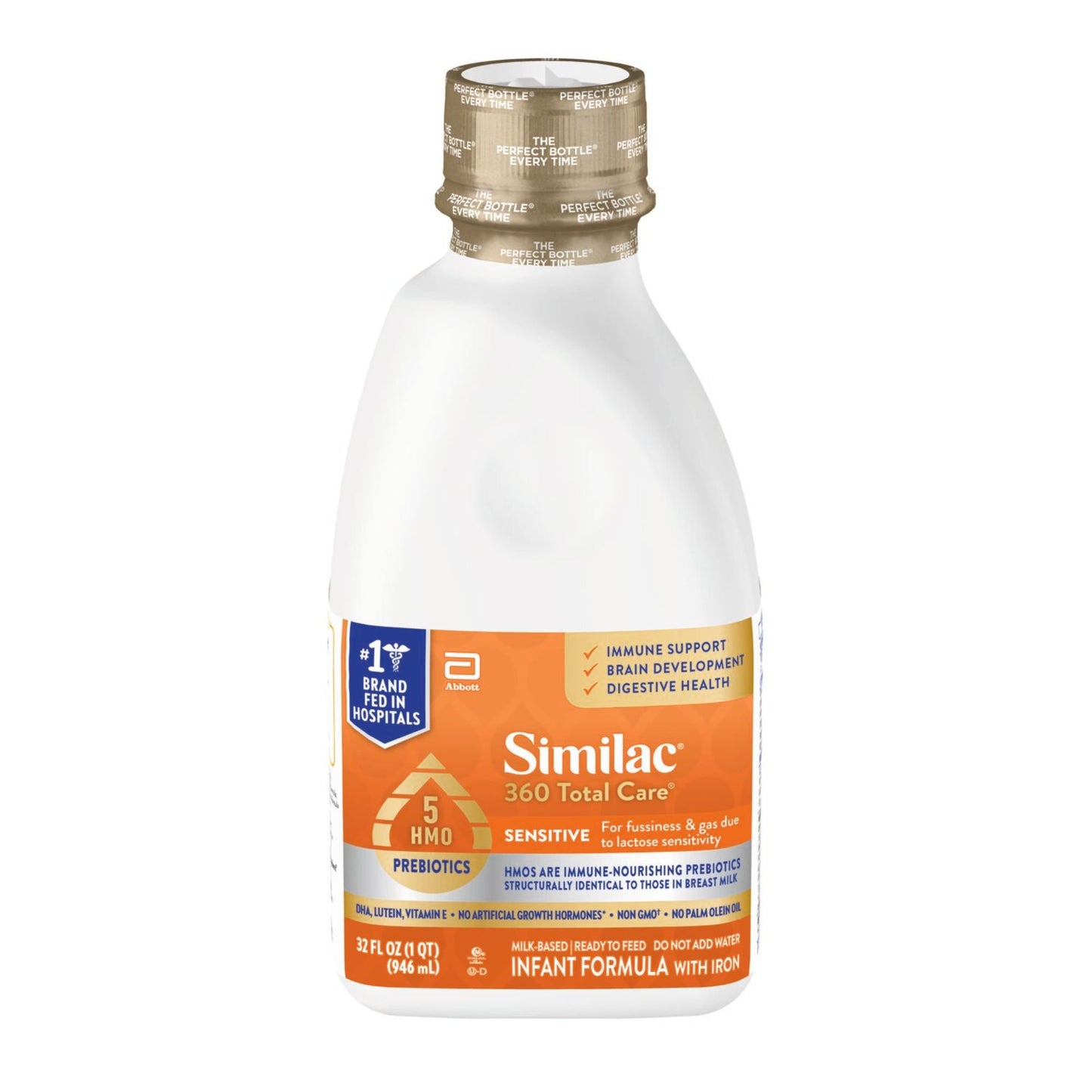 Similac 360 Total Care Sensitive Ready-to-Feed Infant Formula with 5 HMO Prebiotics