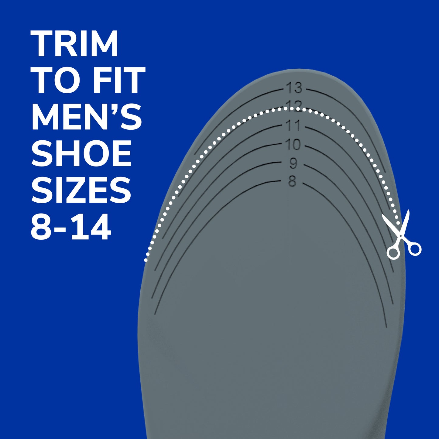 Dr. Scholl's Stability Support Insoles Men's Size 8-14