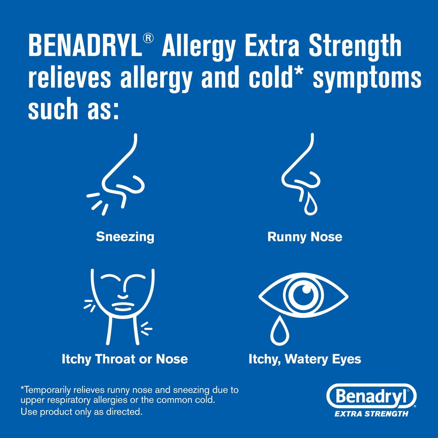 Benadryl Extra Strength Antihistamine Allergy Tablets