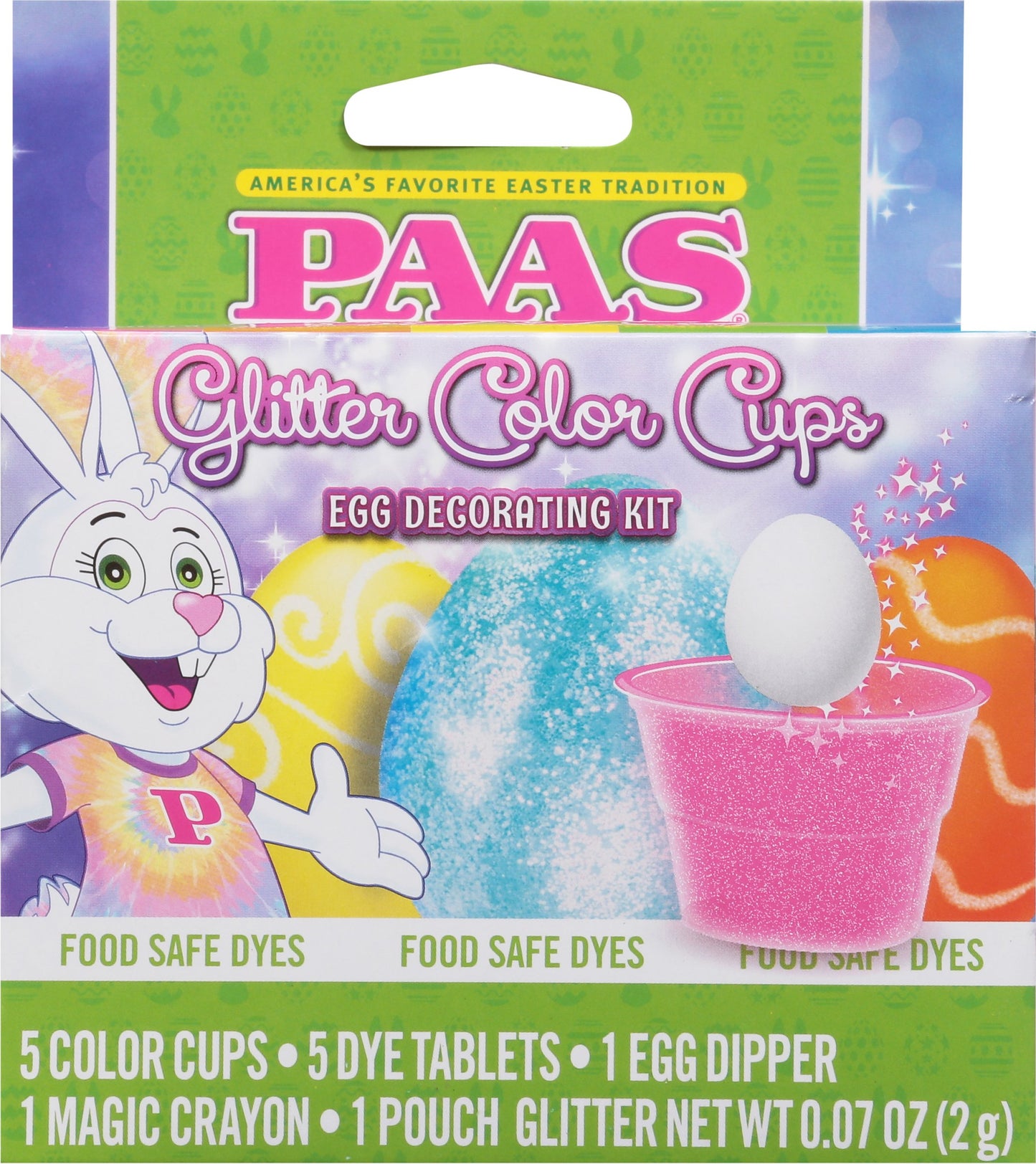 PAAS Glitter Color Cups Easter Egg Decorating Kit