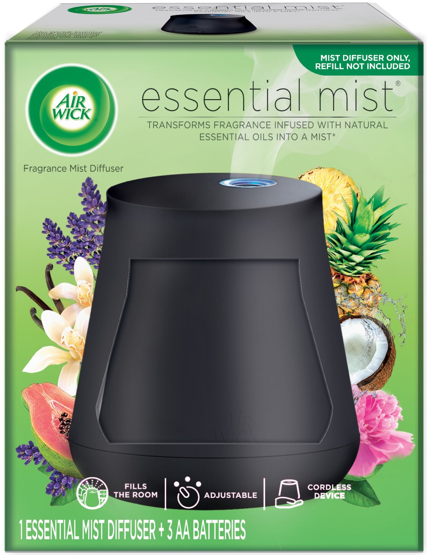 Air Wick Essential Mist Refill Gadget Pack, Essential Oil Diffuser Air Freshener