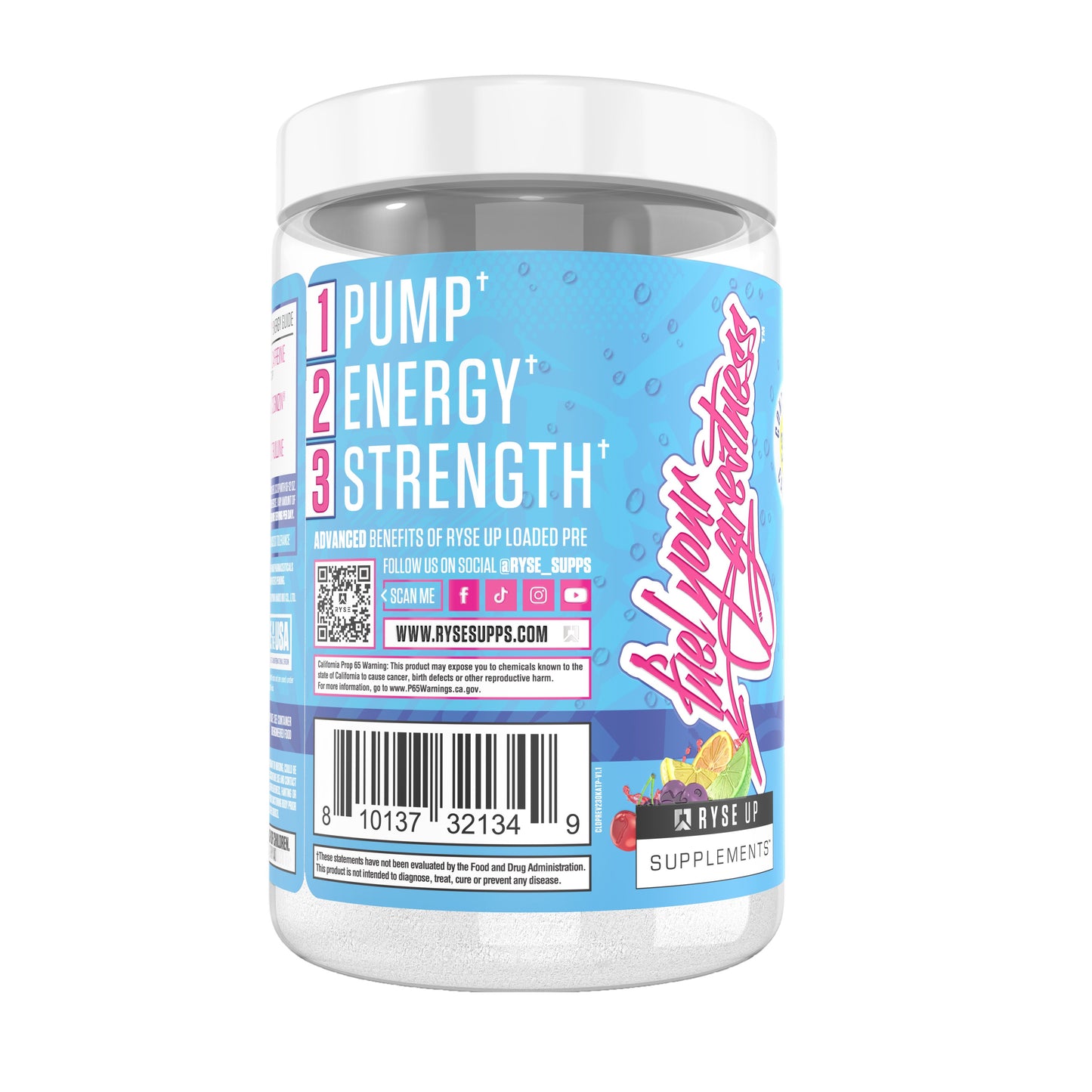 Ryse Loaded Pre-Workout Supplement - Kool-Aid Tropical Punch