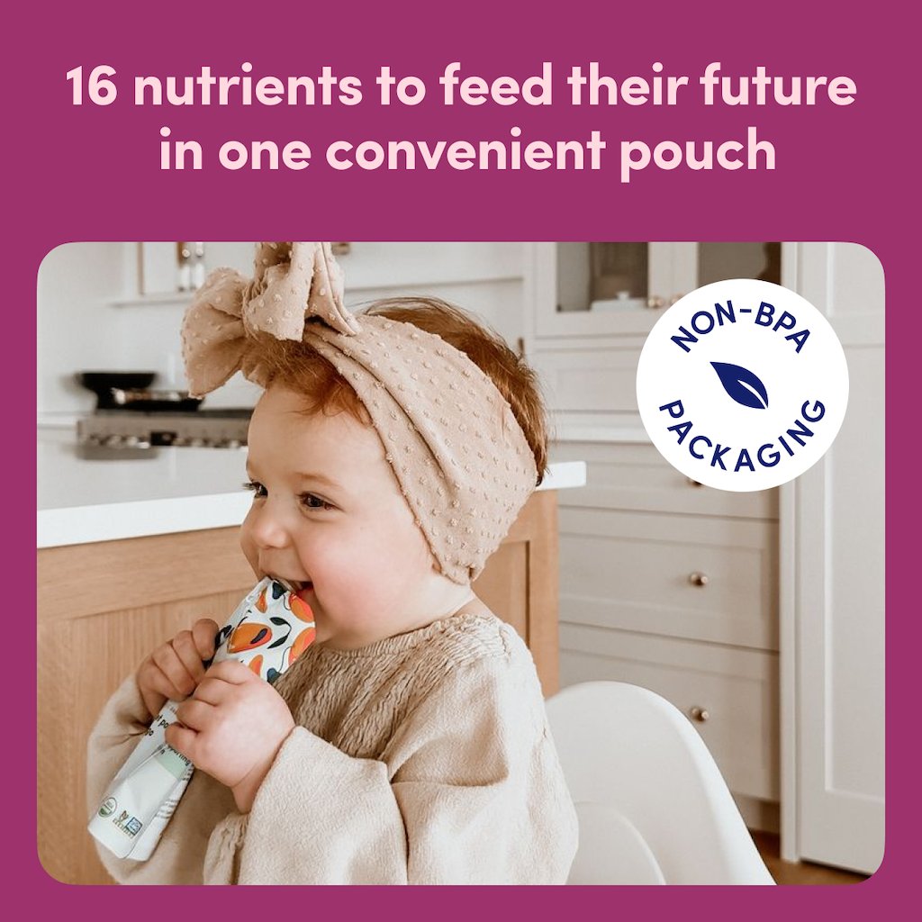 Cerebelly Organic Baby Puree Pouch - Beet Carrot Blueberry with Coconut Milk