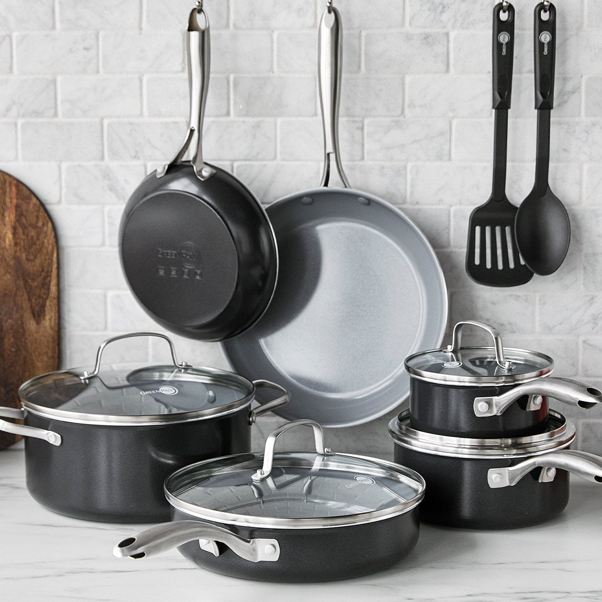 GreenPan Swift Collection Ceramic Nonstick Cookware Set