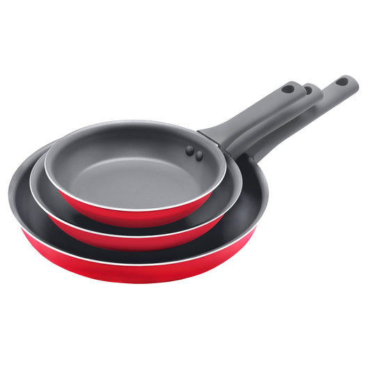 our goods Fry Pan Set - Scarlet Red