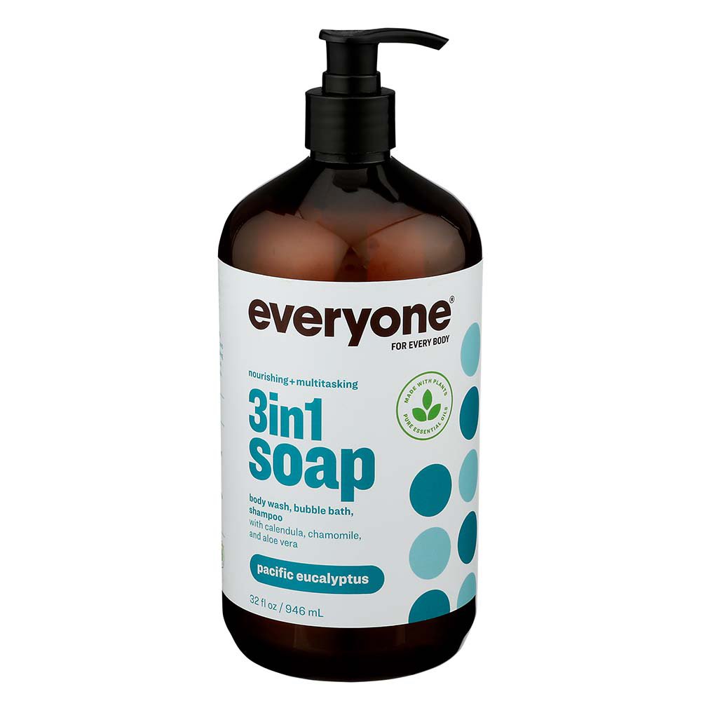 Everyone 3 In 1 Soap Pacific Eucalyptus