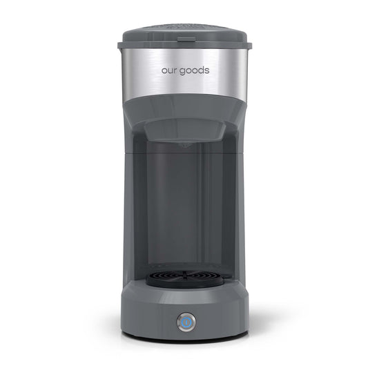 our goods Single Serve Coffee Maker - Pebble Gray
