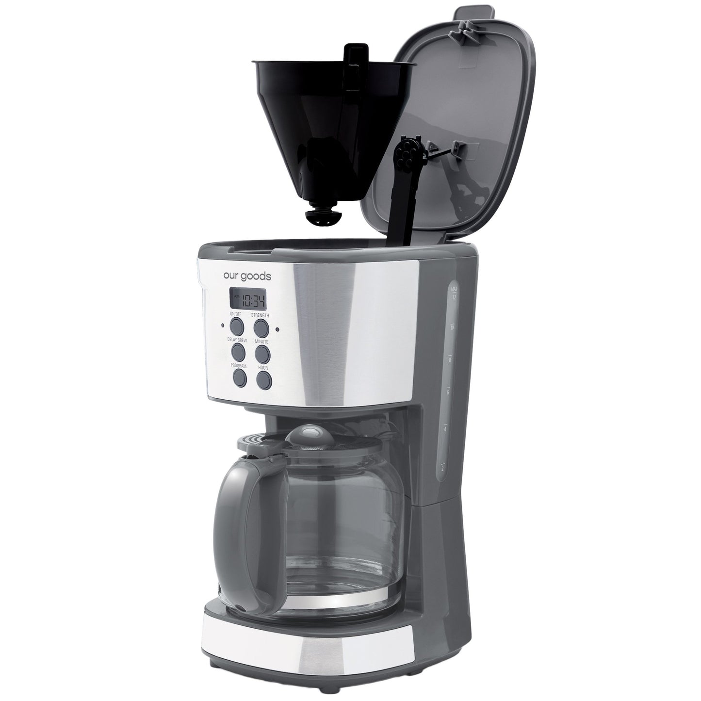 our goods Programmable Coffee Maker - Pebble Gray