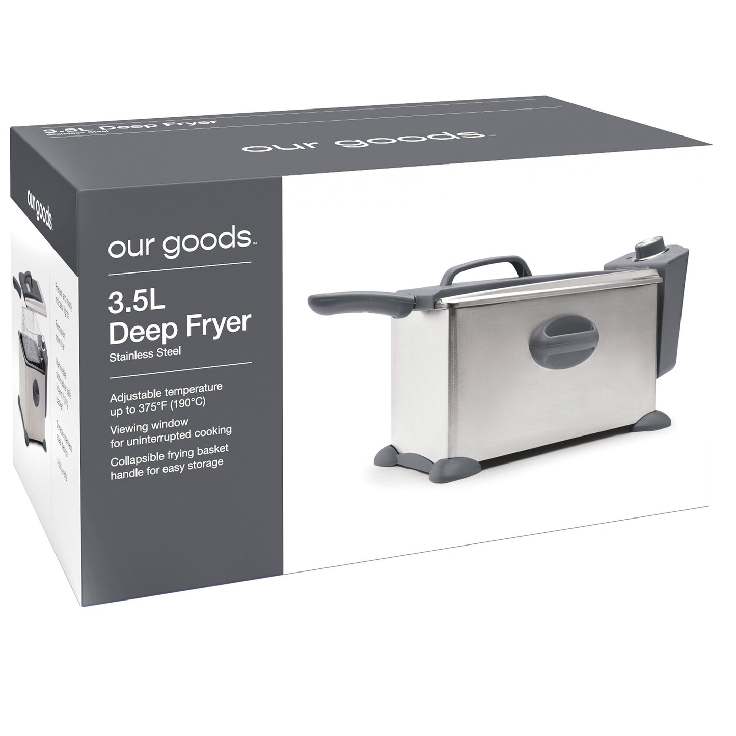 our goods Deep Fryer - Stainless Steel