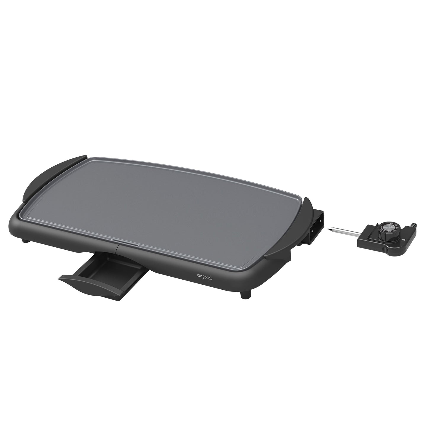 our goods Electric Griddle - Black