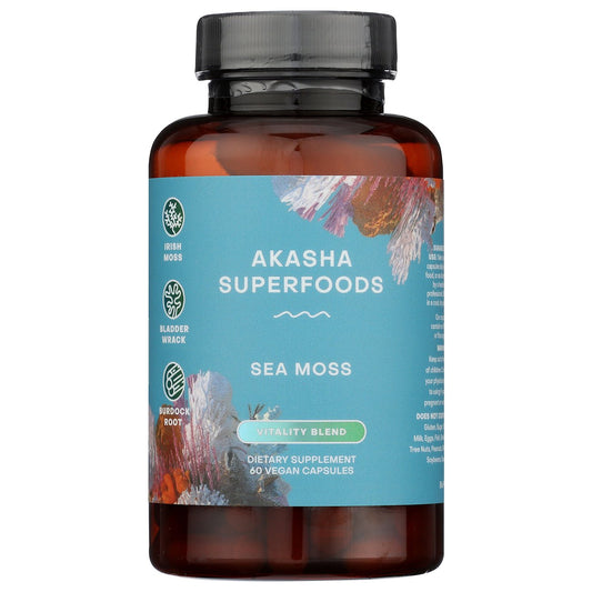 Akasha Superfoods Sea Moss Vitality Blend Capsules
