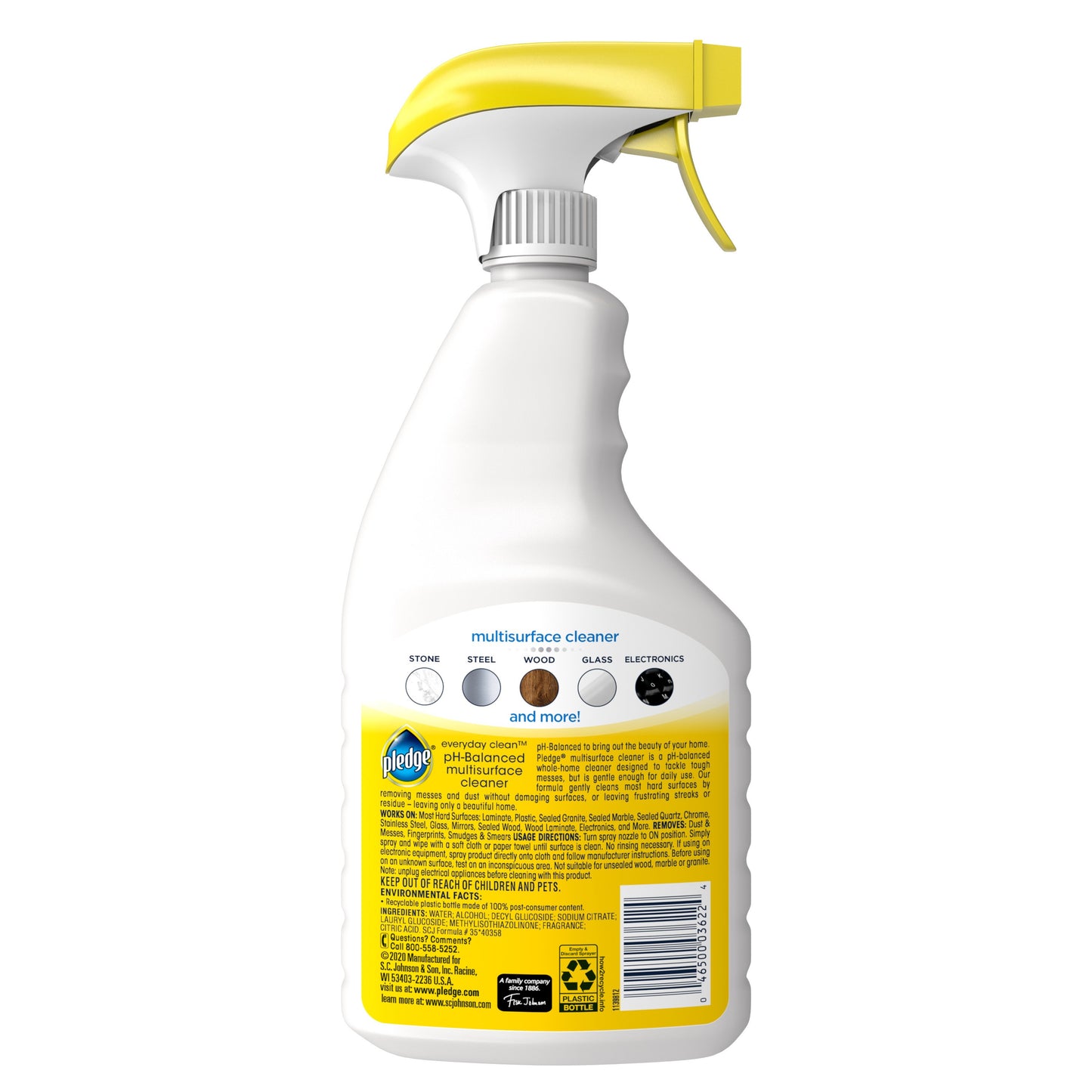 Pledge Pledge pH-Balanced Multisurface Cleaner Spray for Everyday Care, Fresh Citrus Scent, 25oz