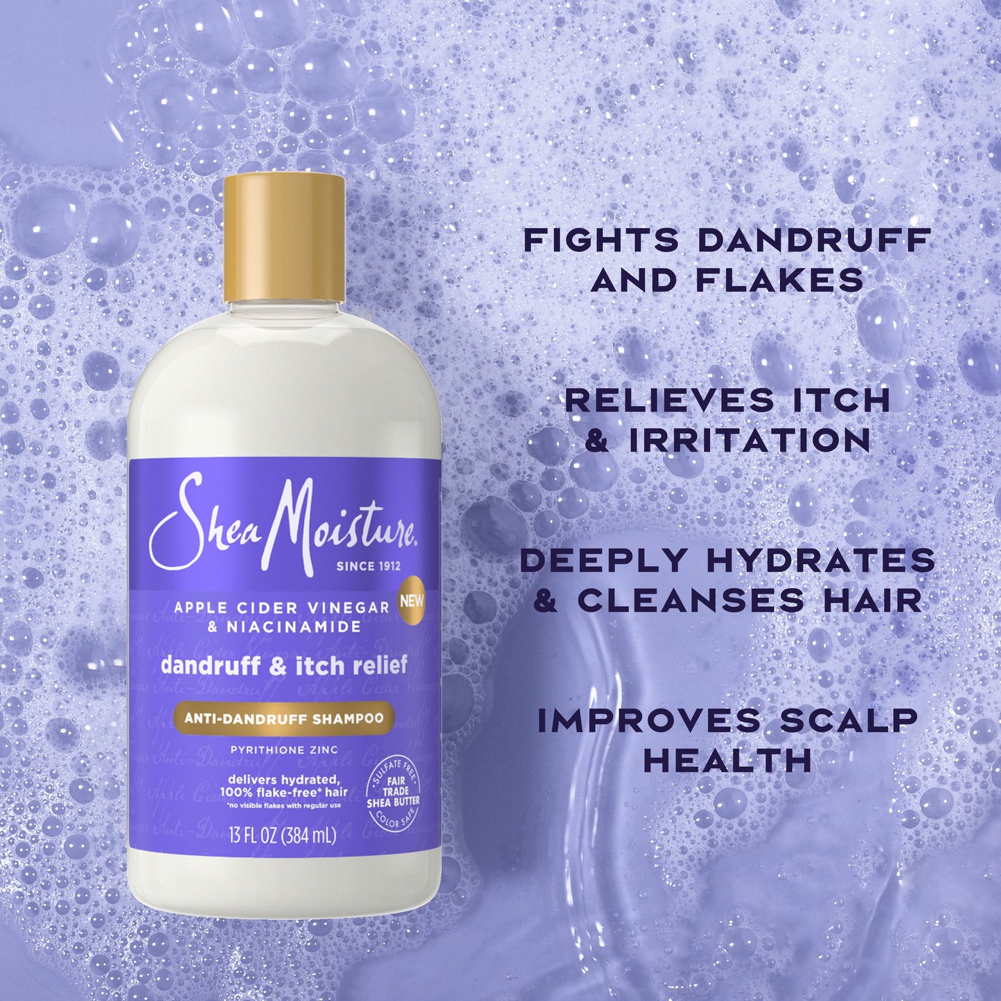 SheaMoisture Anti-Dandruff Shampoo Apple Cider Vinegar & Salicylic Acid