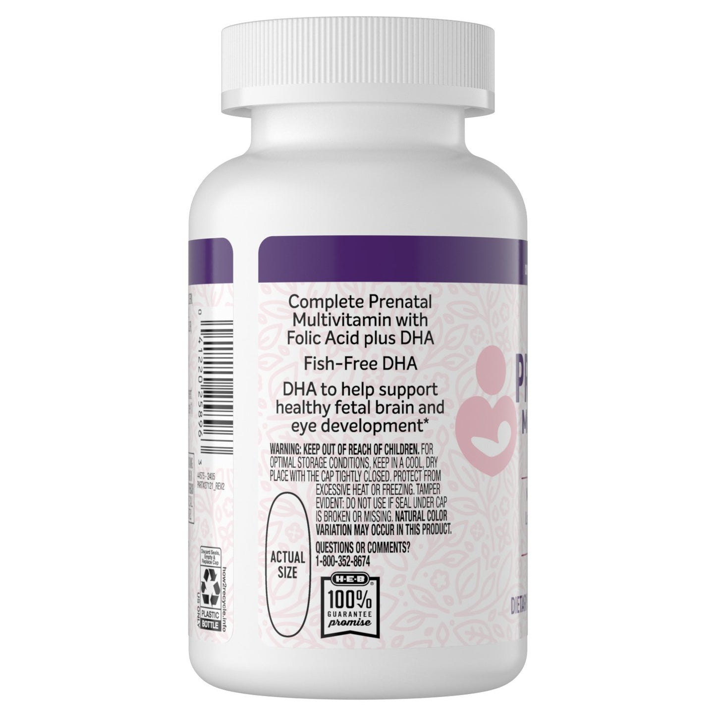 H-E-B Prenatal Multivitamin & DHA Softgels