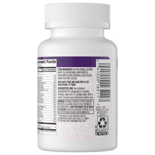 H-E-B Prenatal Multivitamin & DHA Supplement Softgels