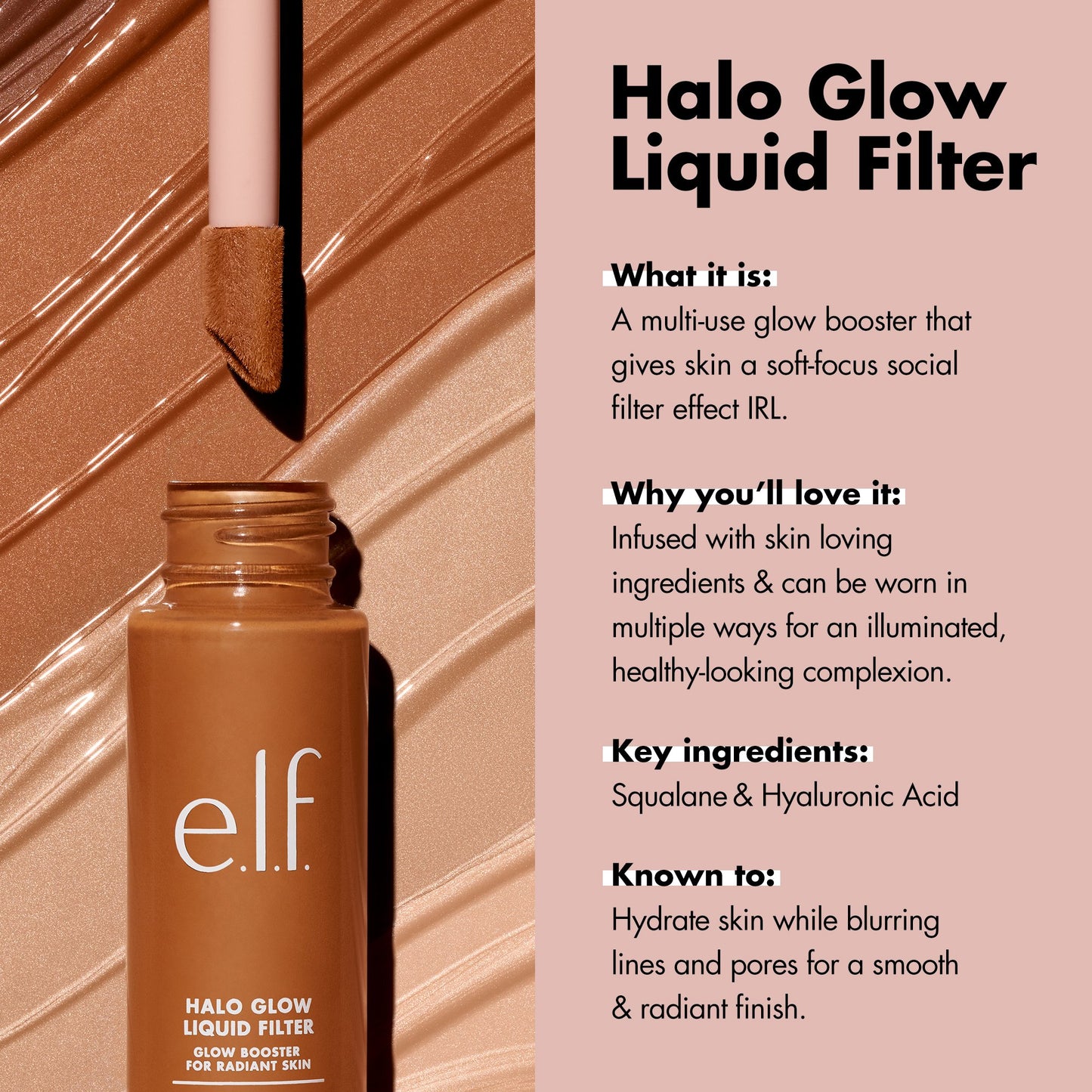 e.l.f. Halo Glow Liquid Filter - Fair Light