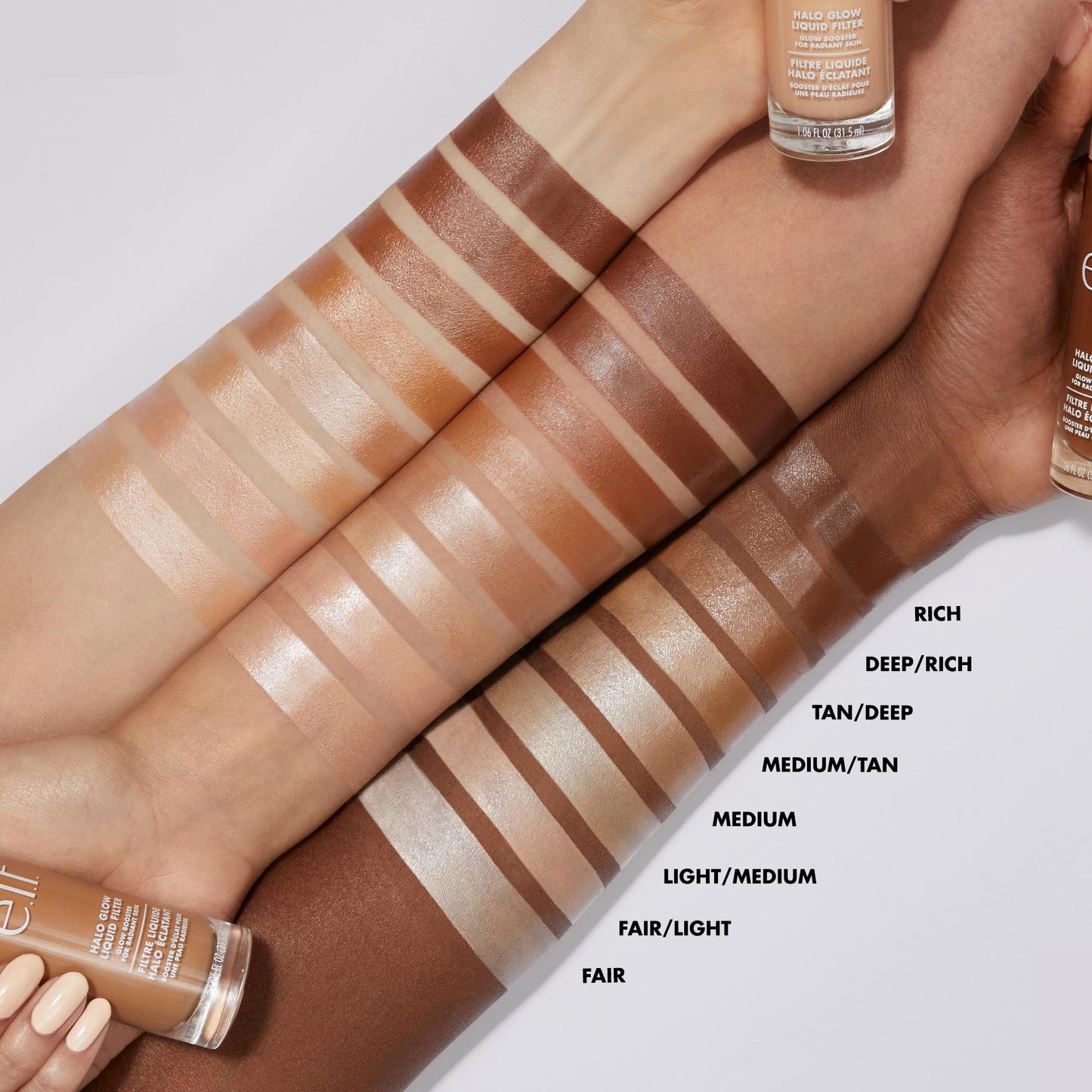 e.l.f. Halo Glow Liquid Filter - Fair Light
