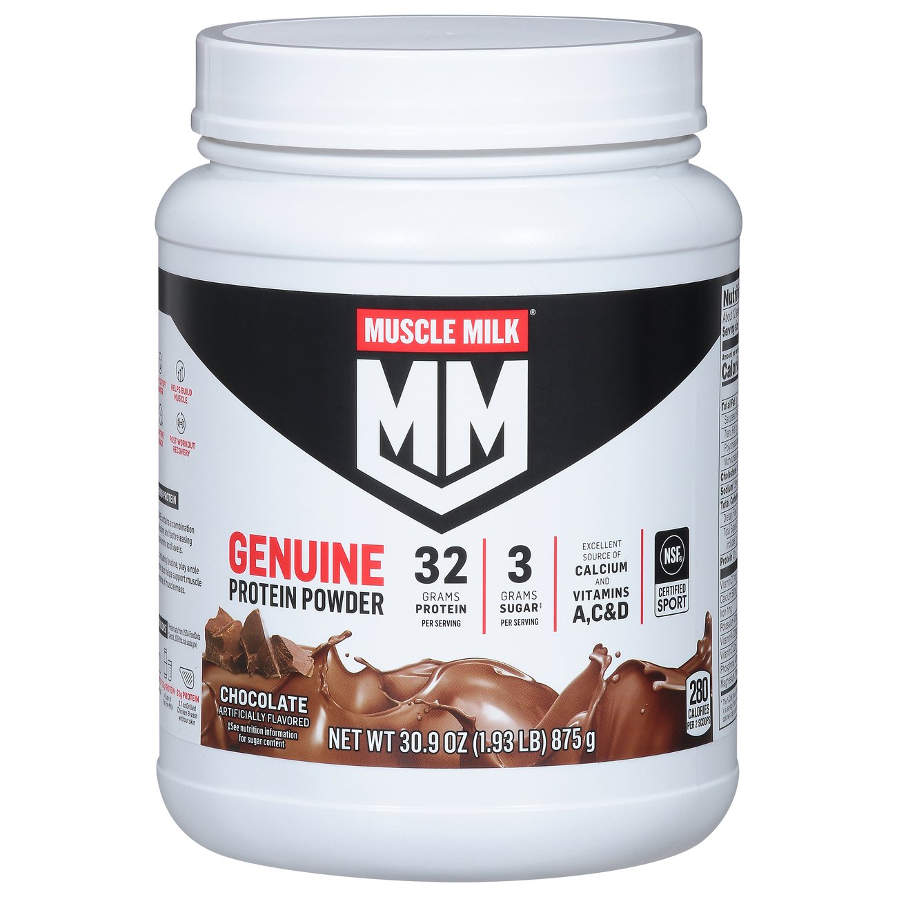 Muscle Milk Genuine 32g Protein Powder - Chocolate