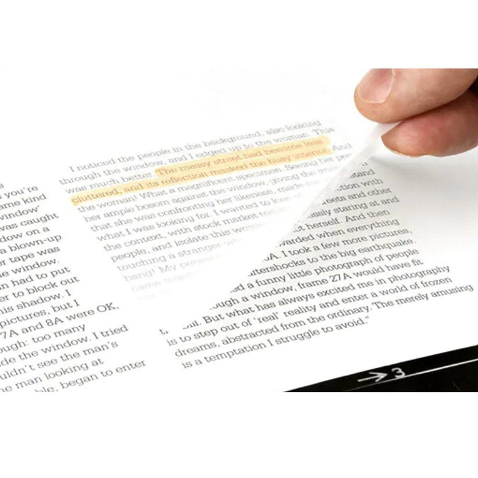 Post-it Transparent Sticky Notes - Clear, 36 Ct