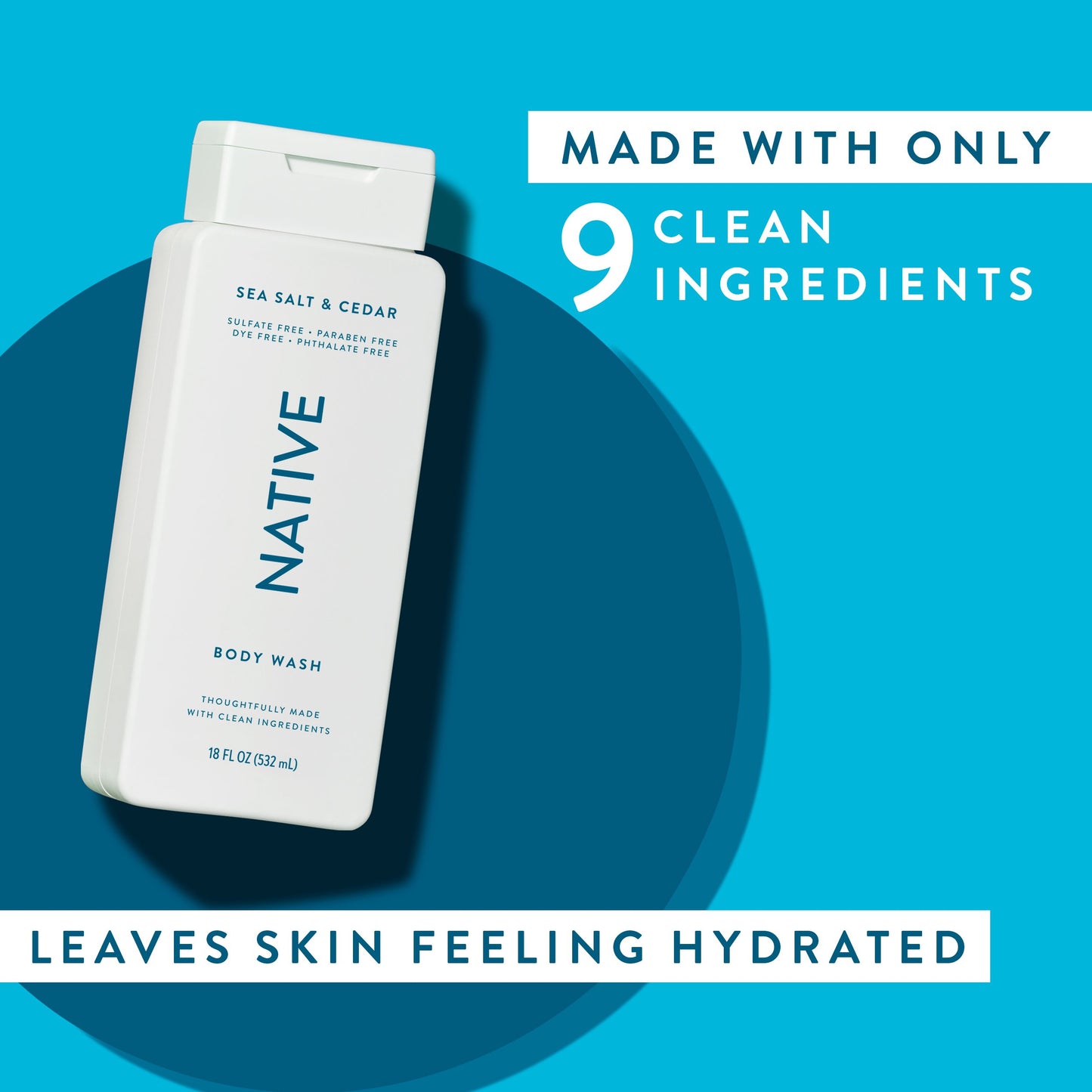 Native Body Wash - Sea Salt & Cedar