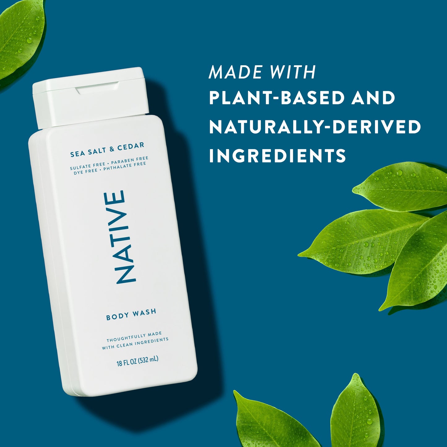 Native Body Wash - Sea Salt & Cedar