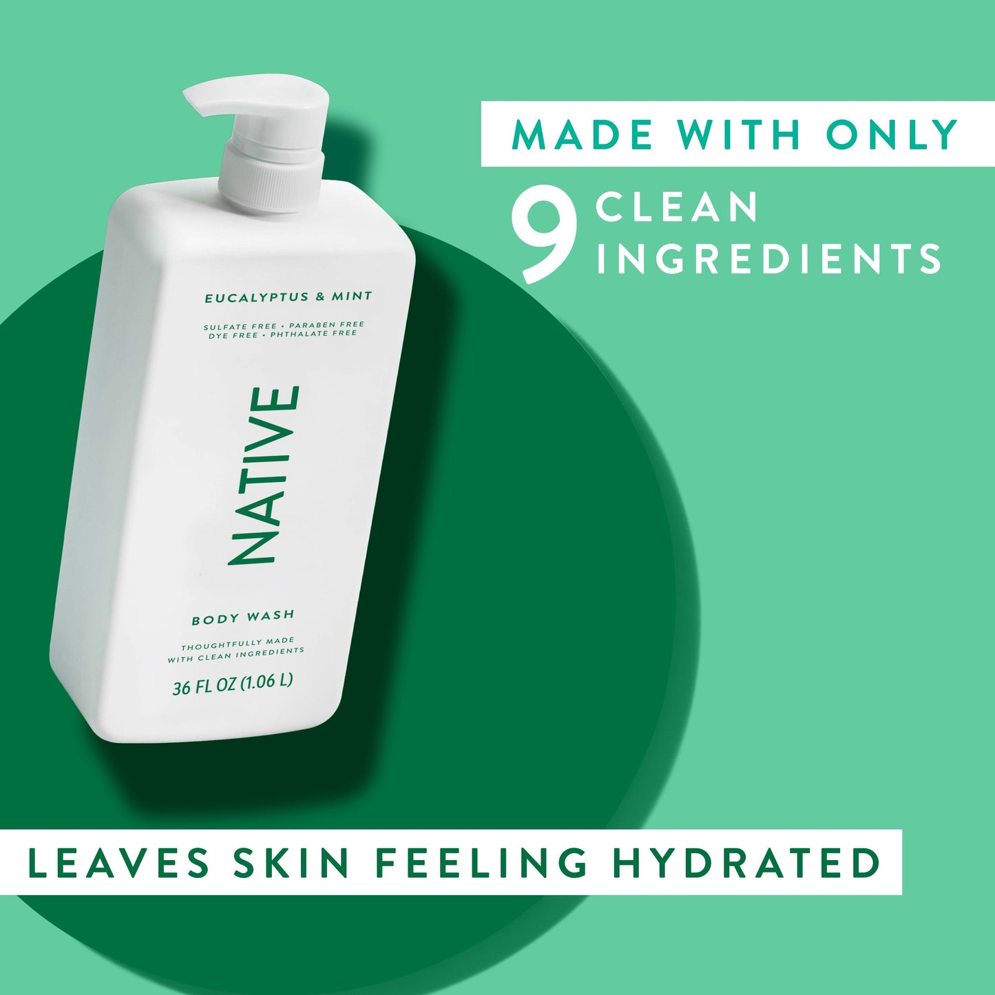 Native Body Wash - Eucalyptus & Mint