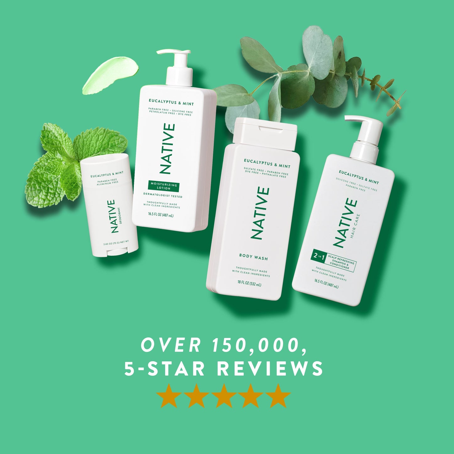 Native Body Wash - Eucalyptus & Mint