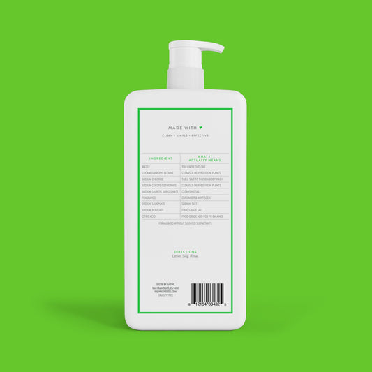 Native Body Wash - Cucumber & Mint