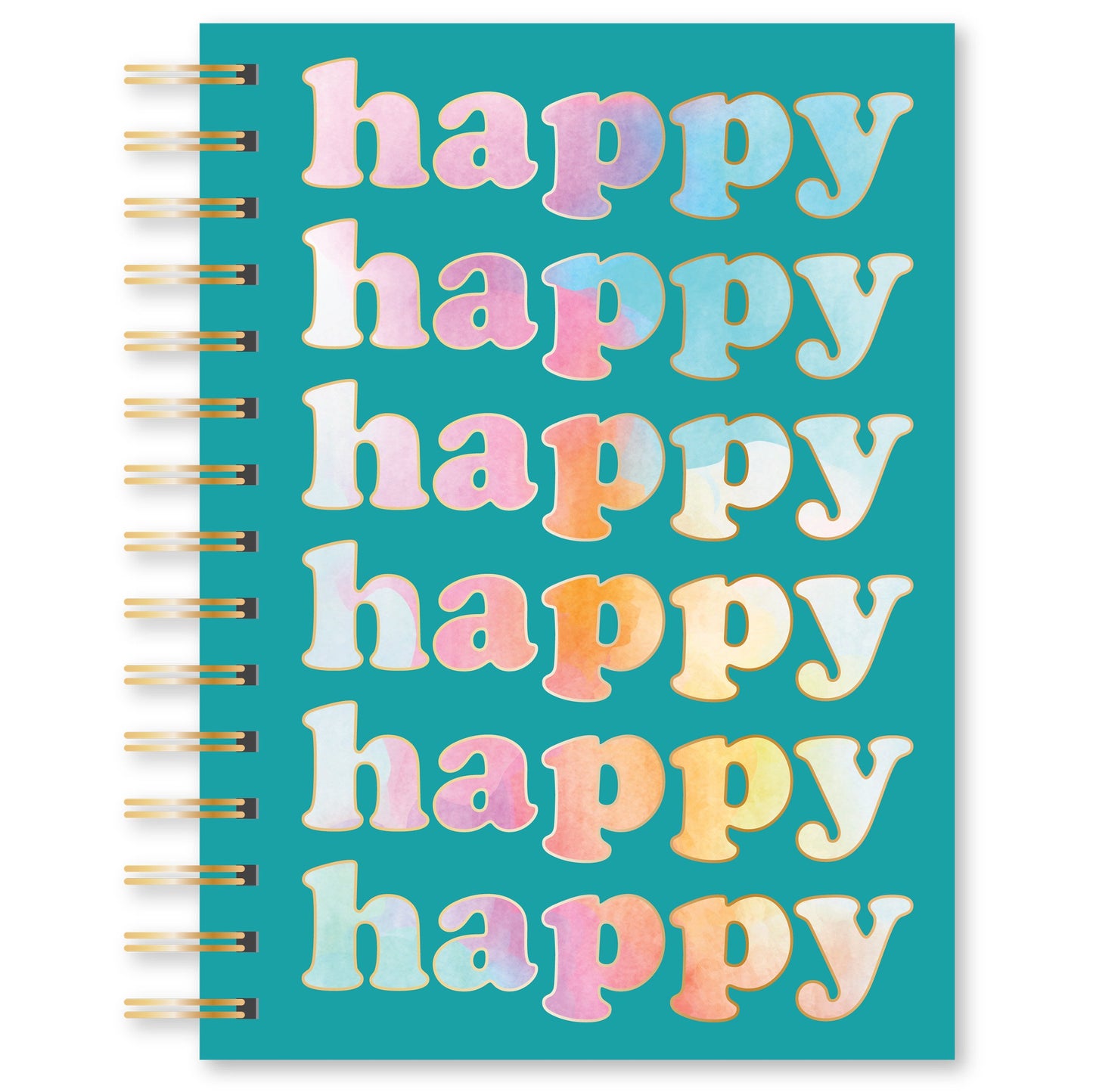 C.R. Gibson Happy Twin Wire Spiral Journal
