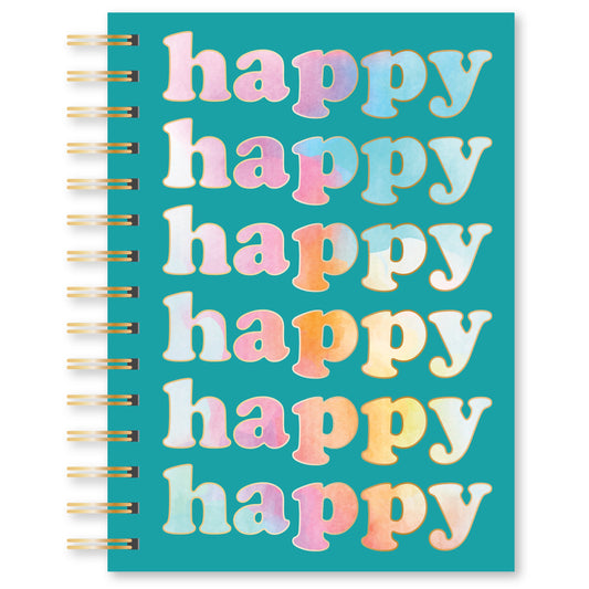 C.R. Gibson Happy Twin Wire Spiral Journal
