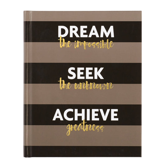 C.R. Gibson Fitspiration Dream Seek Achieve Fitness Planner Journal