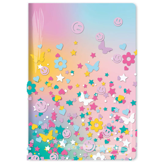 C.R. Gibson Sprinkles Poly Lined Journal