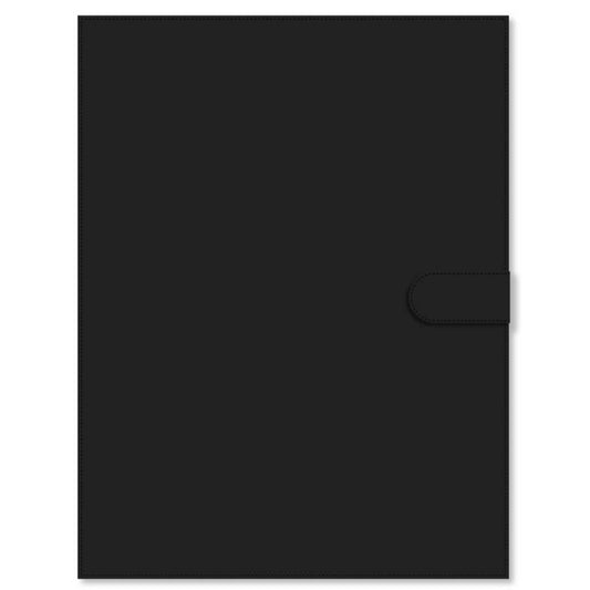 C.R. Gibson Leatherette Padfolio - Black
