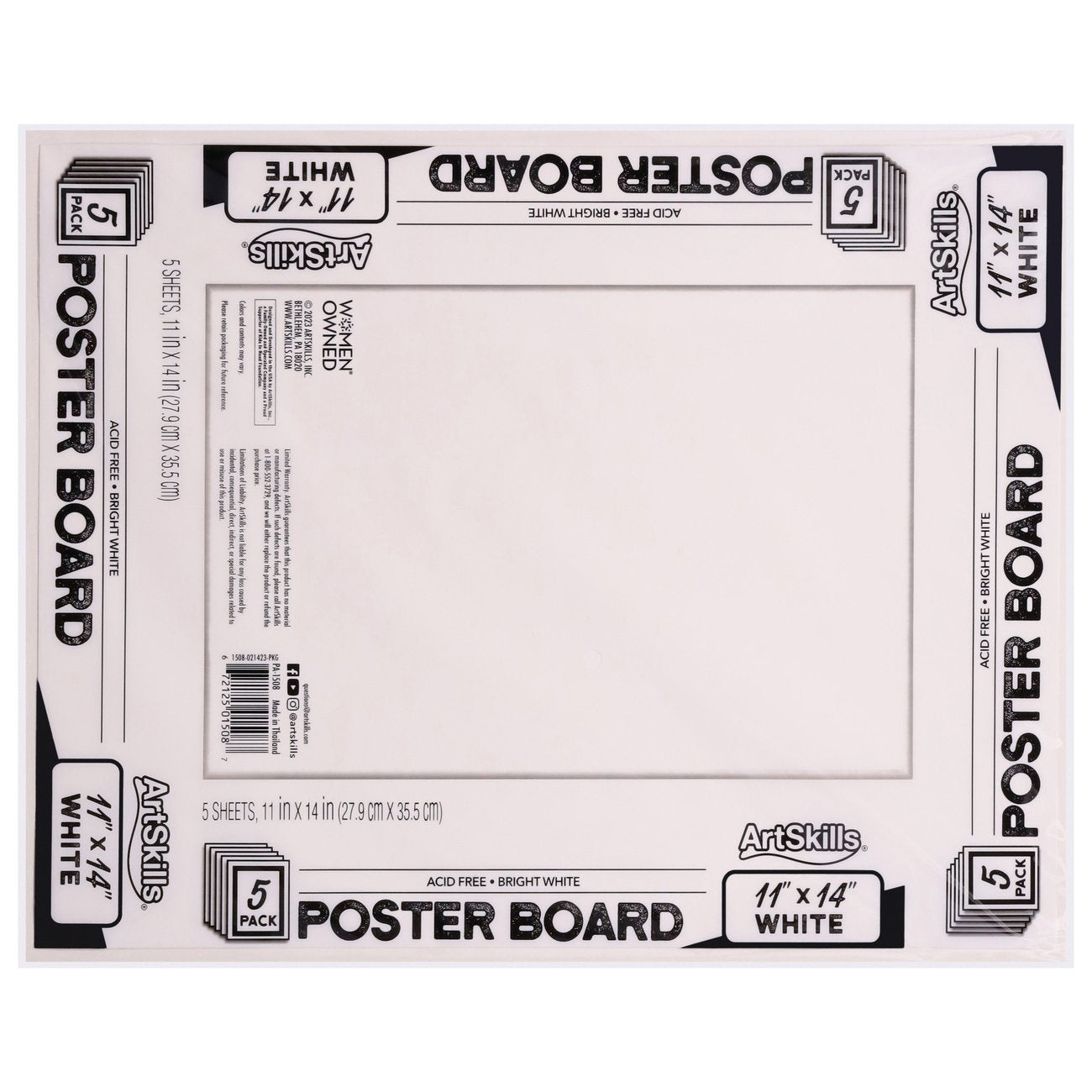 ArtSkills 5 Poster Boards - White