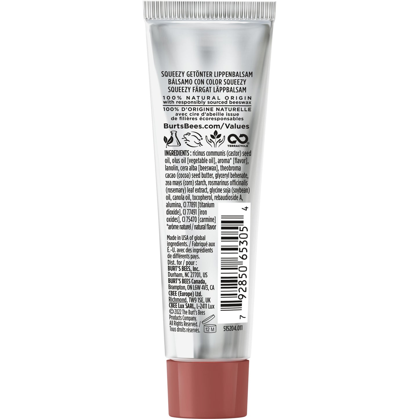 Burt's Bees Squeezy Tinted Lip Balm - Cocoa Crush