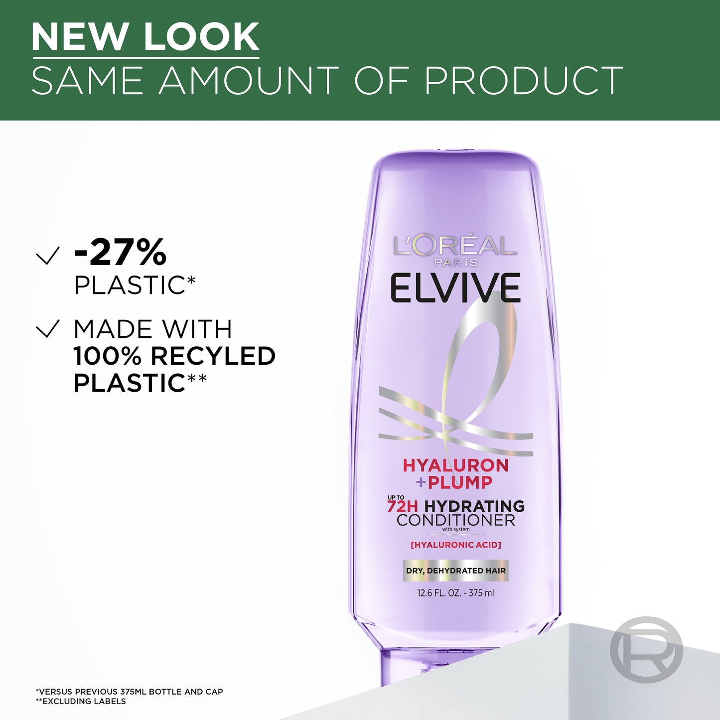 L'Oréal Paris Elvive Hyaluron + Plump 72hr Hydrating Conditioner