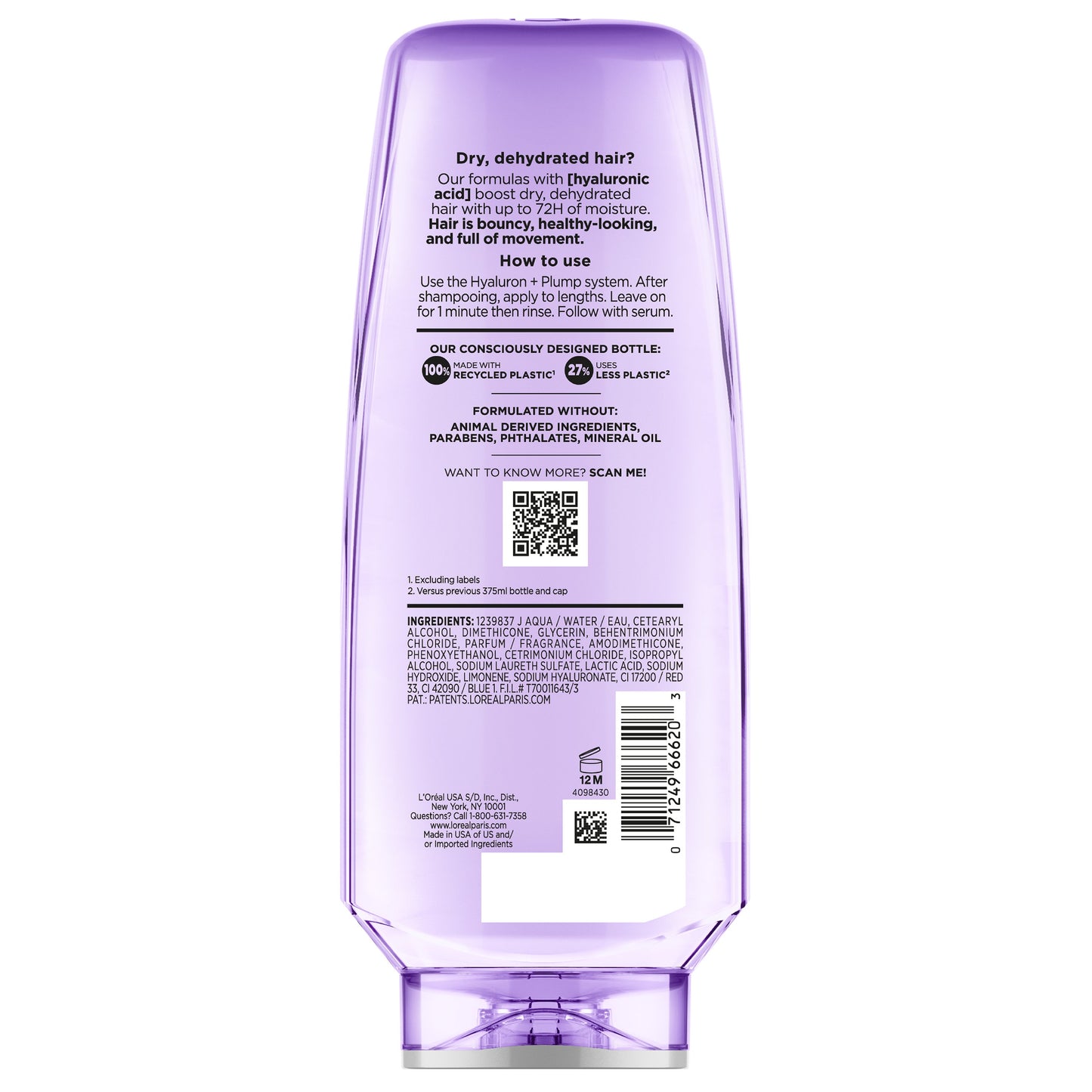 L'Oréal Paris Elvive Hyaluron + Plump 72hr Hydrating Conditioner