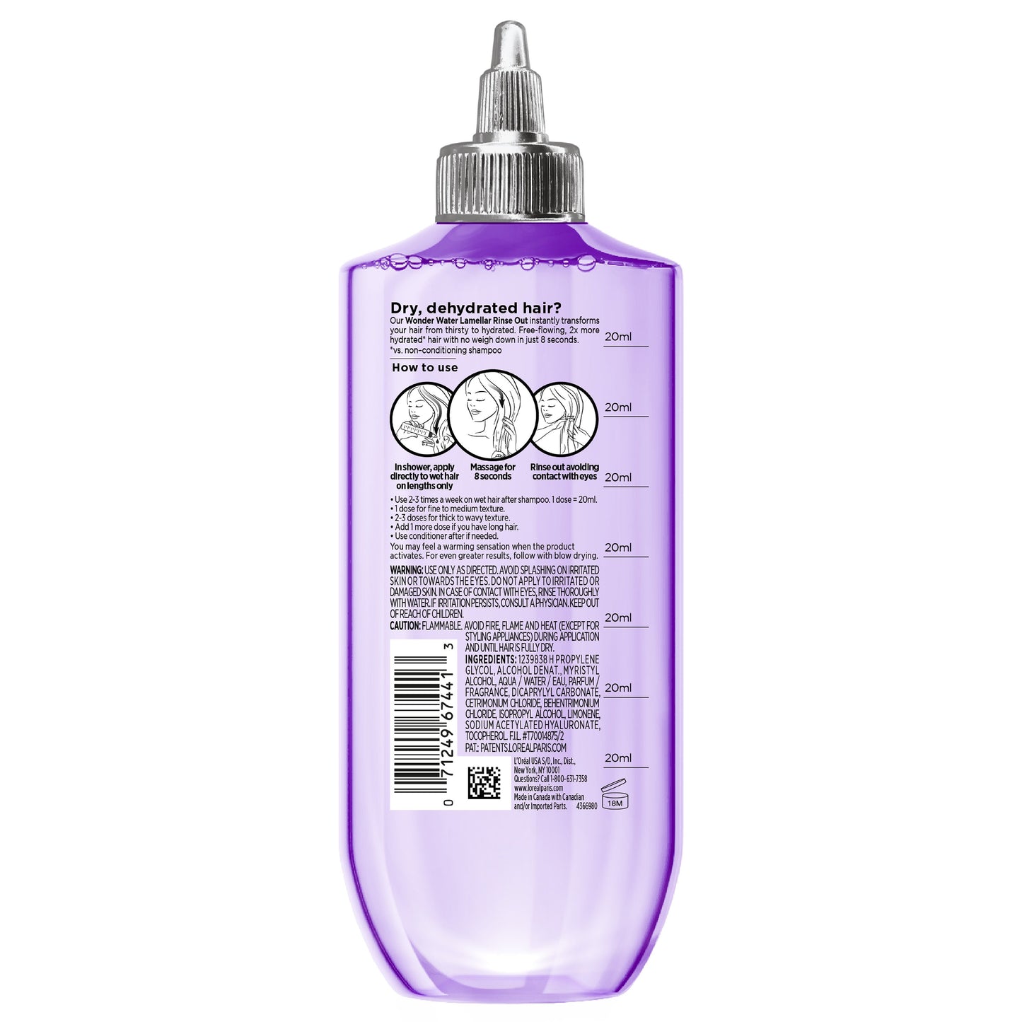 L'Oréal Paris Elvive Hyaluron + Plump Hydration Wonder Water Hair Rinse Treatment