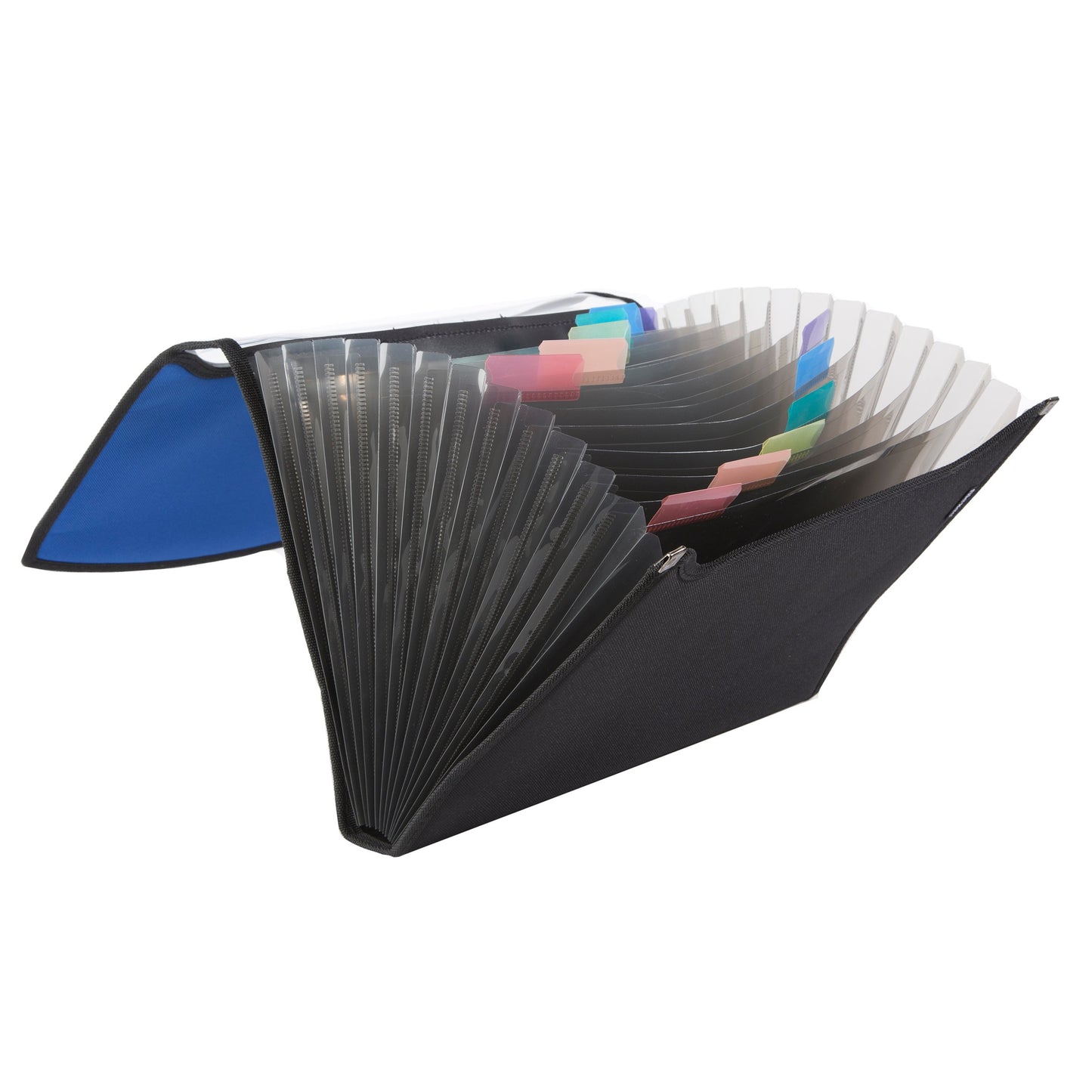 Filexec EZ View 13 Pocket Expanding File Folder - Blue