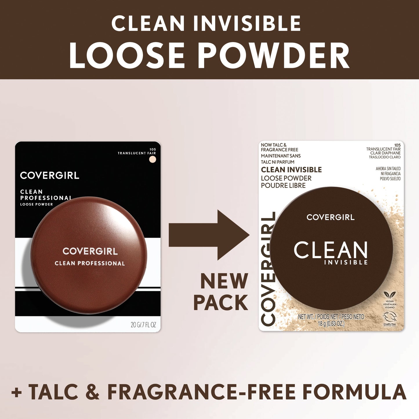 Covergirl Clean Invisible Loose Powder - Translucent Light