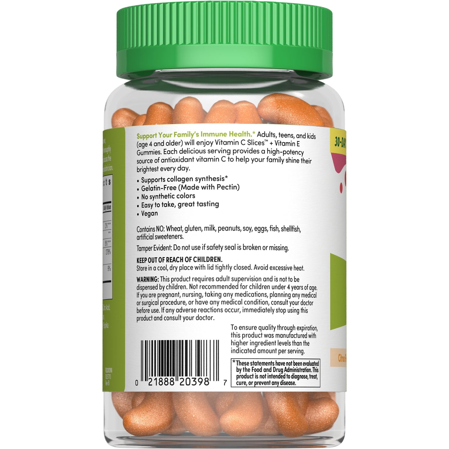 Rainbow Light High Potency Vitamin C Gummies - Citrus