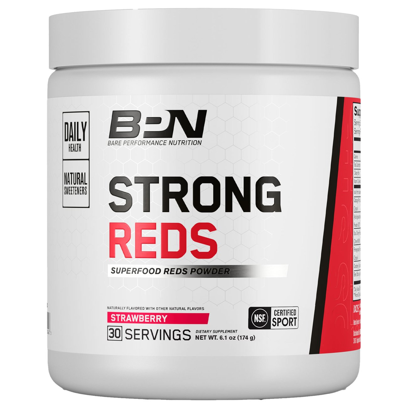 Bare Performance Nutrition Strong Reds Powder - Strawberry