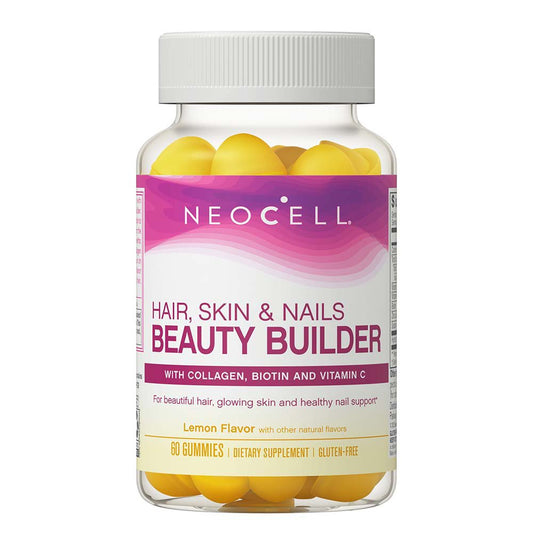 NeoCell Hair, Skin & Nails Beauty Builder Gummies - Lemon
