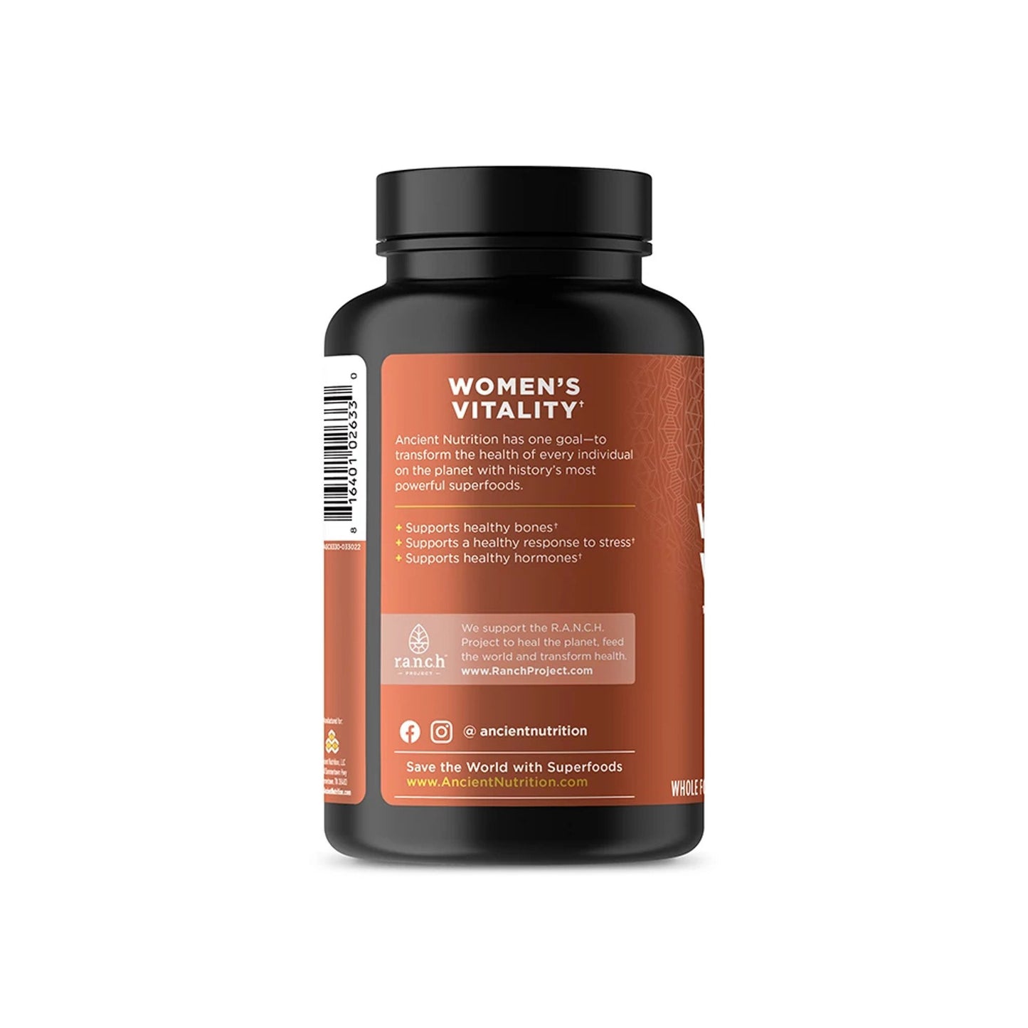 Ancient Nutrition Women's Vitality Capsules