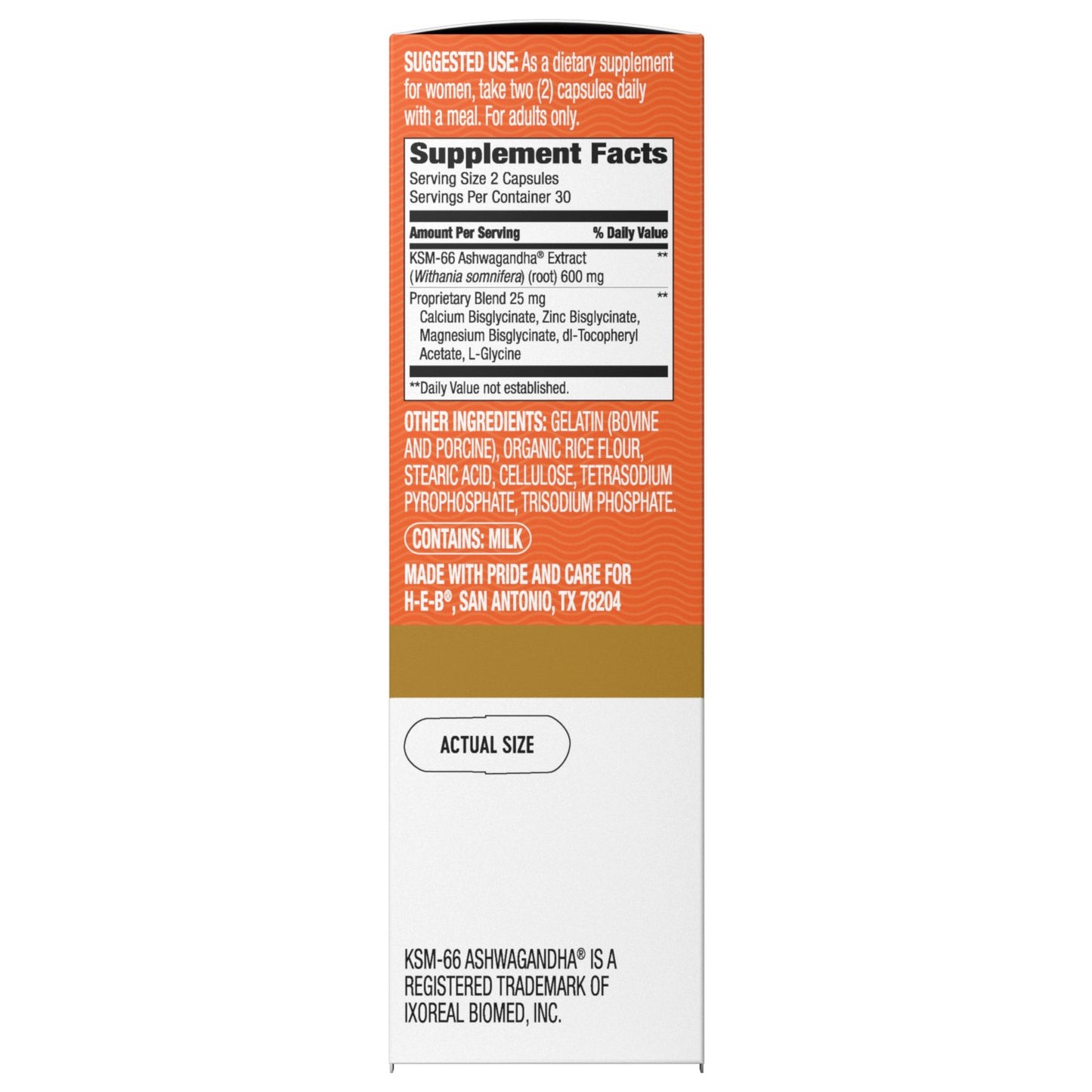 H-E-B Herbals Menopause Formula Capsules