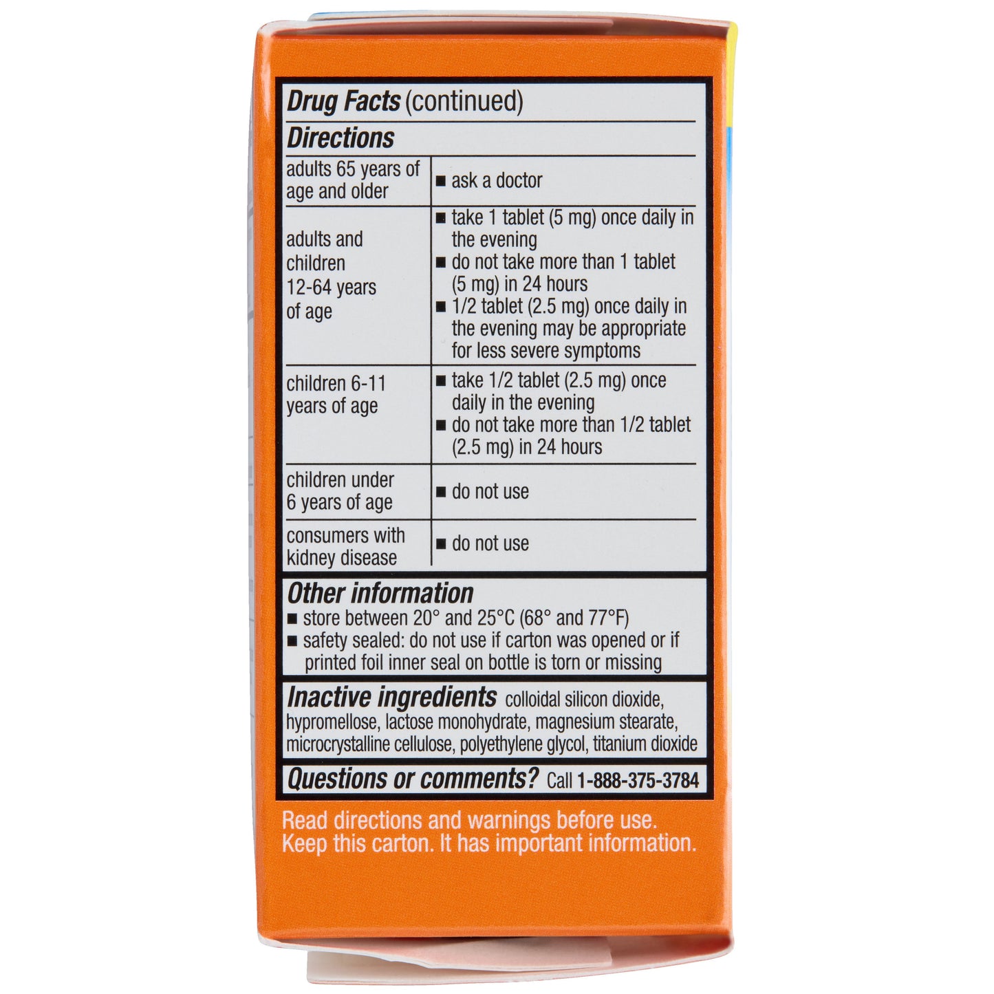 H-E-B Prescription Strength 24 Hr Allergy Relief Antihistamine 5 mg Tablets