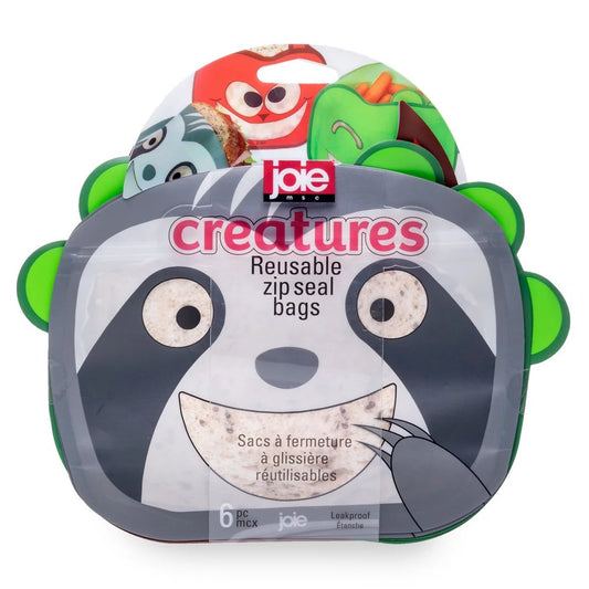 Joie Creatures Reusable Zip Seal Bags