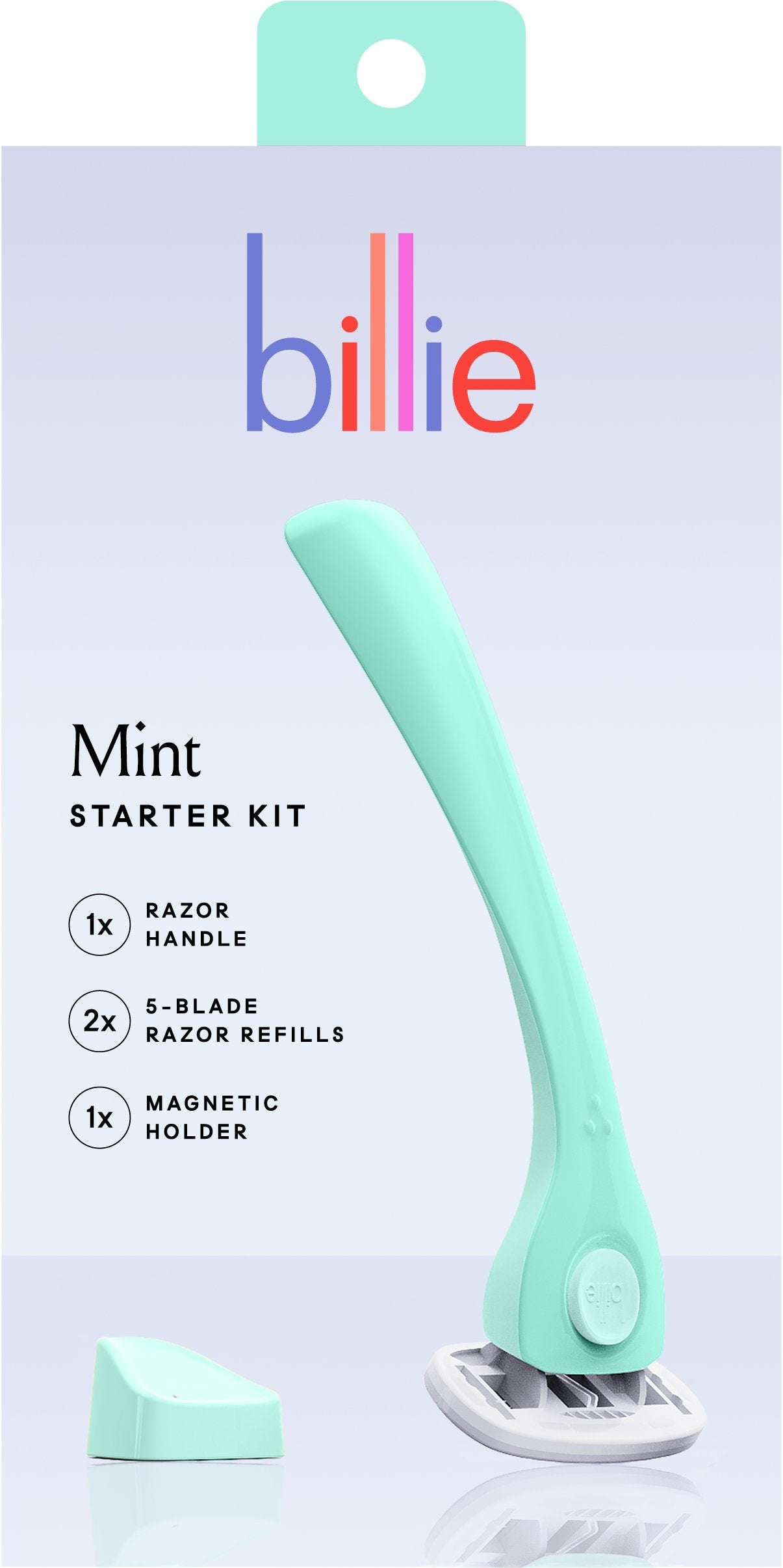Billie Women's Razor Starter Kit + 2 Blade Refills - Mint