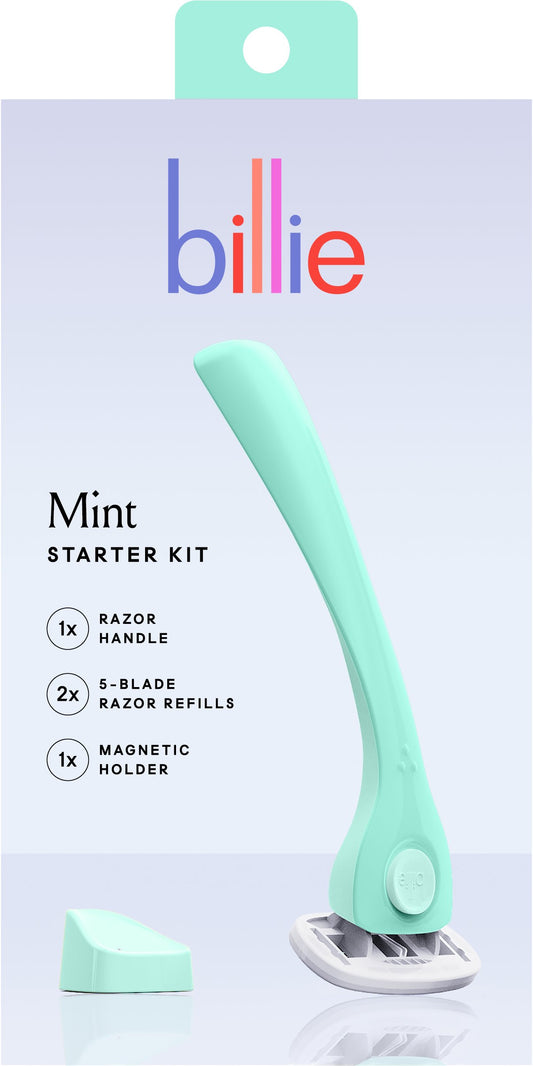 Billie Women's Razor Starter Kit + 2 Blade Refills - Mint