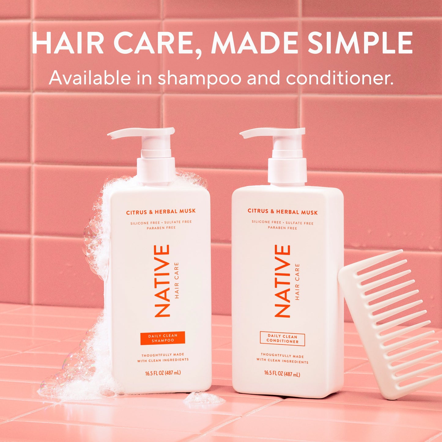Native Shampoo - Citrus & Herbal Musk